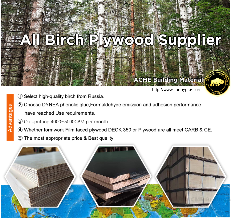 All birch Plywood